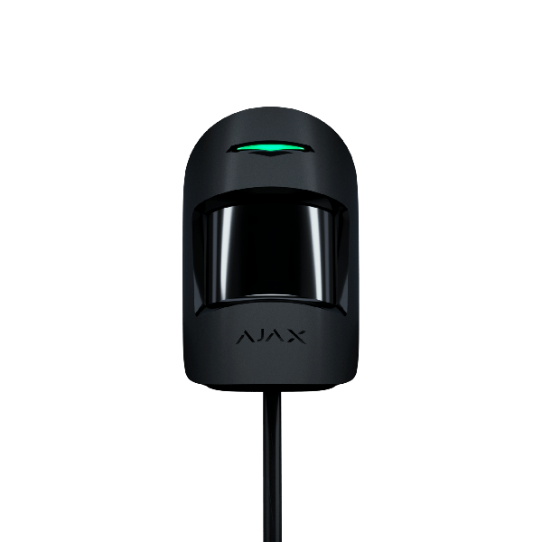 Ajax MotionProtect Fibra, zwart, bedrade passief infrarood detector