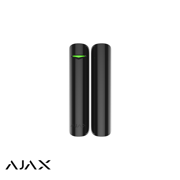 Ajax DoorProtect, zwart, magneetcontact en mini magneet