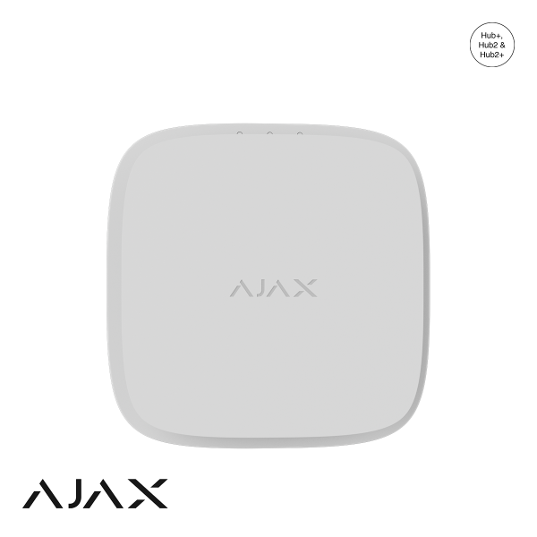 Ajax FireProtect 2 (Heat/CO) replaceable batteries wit
