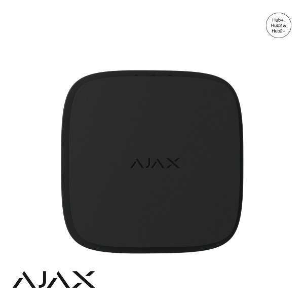 Ajax FireProtect 2 (CO) replaceable batteries zwart