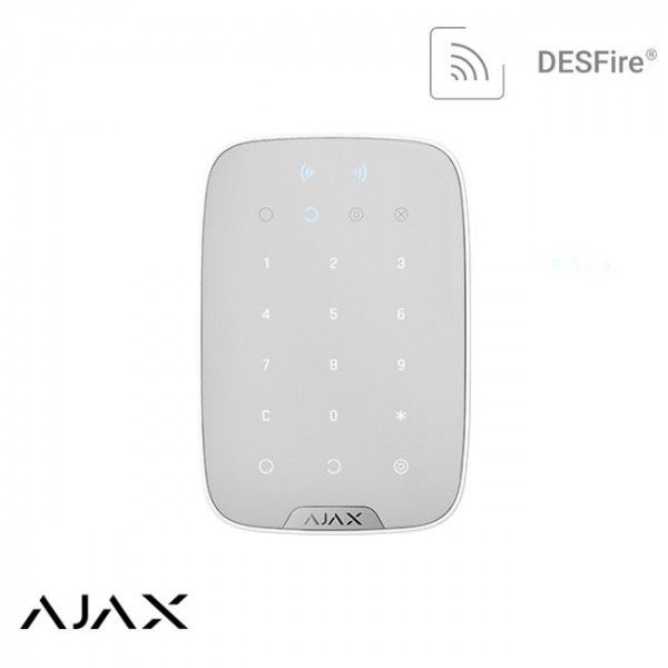 Ajax KeyPad PLUS draadloos, wit
