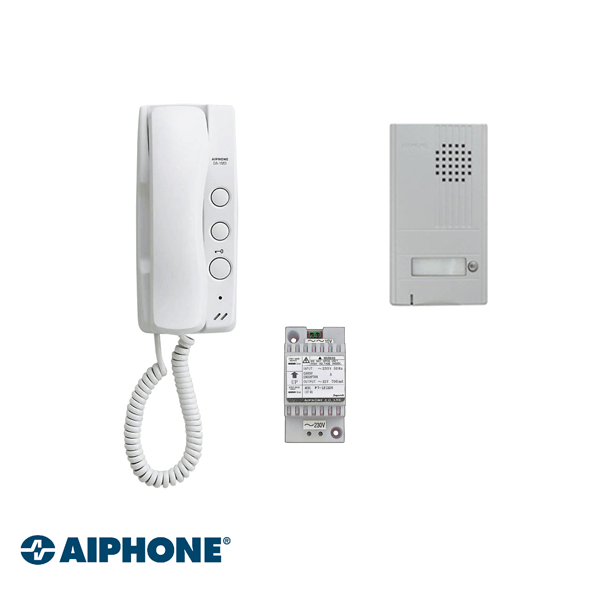 Aiphone Audio set 1 appartement (DA-1MD x 1, DA-1DS x 1, PT-121DR x 1)