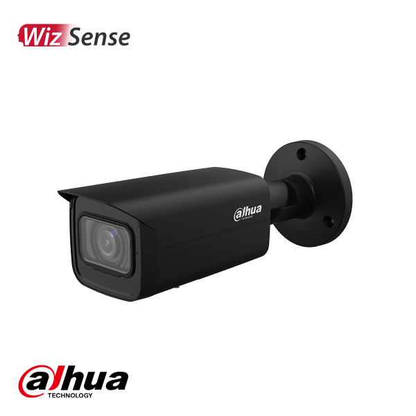 Dahua 4MP IR Vari-focal Bullet WizSense Network Camera ZWART