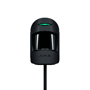 Ajax MotionProtect Fibra, zwart, bedrade passief infrarood detector