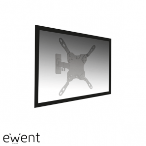 Ewent Easy Turn TV en monitor wandsteun tot 42 inch, 2 pivot
