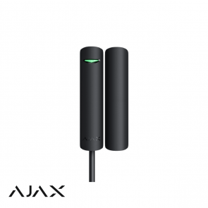 Ajax DoorProtect Fibra Grade 3, zwart, magneetcontact en mini magneet