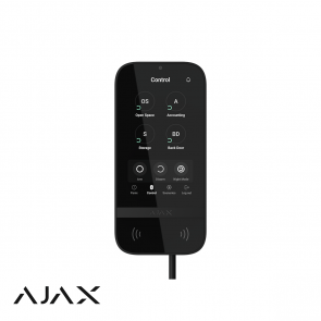 Ajax KeyPad TouchScreen Fibra, zwart