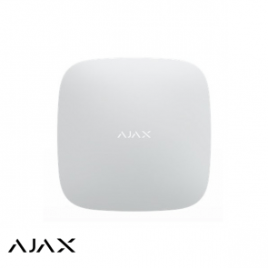 Ajax Hub 2 met 2x 4G slots en LAN communicatie, WIT