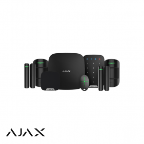 Ajax Hubkit met GSM, LAN Hub, 2x AJ-MOT, 2x AJ-DOOR, 1x AJ-SPACE Zwart