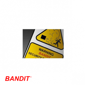 Bandit Waarschuwingssticker