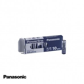 Panasonic Powerline Industrial AA LR06 Batterij, 10-stuks