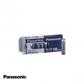 Panasonic Powerline Industrial AAA LR03 Batterij, 10-stuks