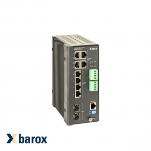 Barox Industrial switch 4x PoE+ 4x PoE++ L2/L3 Switch with management