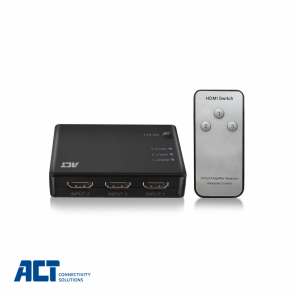ACT 4K HDMI Switch 3 x HDMI