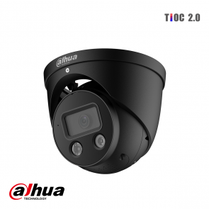 Dahua 4MP Smart Dual Illumination Active Deterrence Eyeball WizSense Network Camer2.8mm Zwart