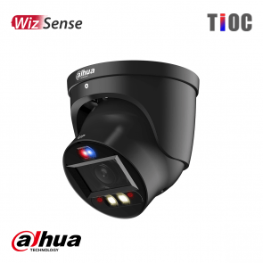 Dahua 4 MP Smart Dual Light Active Deterrence Vari-focal Eyeball Camera Zwart