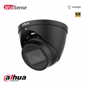 Dahua 8MP IR Vari-focal Eyeball WizSense Network Camera 2.7-13.5mm ZWART