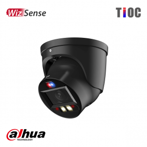 Dahua 8MP Smart Dual Light Active Deterrence Vari-focal Eyeball Camera Zwart