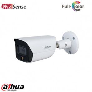 Dahua 4MP Lite AI Full-color Warm LED Warm Bullet Network Camera 3.6mm