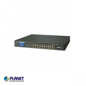 Planet L2+ 24-Port 10/100/1000T Ultra PoE + 4-Port 10G SFP+ Managed Switch