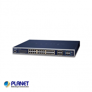 Planet L2+ 48-Port 10/100/1000T 802.3at PoE + 4-Port 10G SFP+ Managed Switch