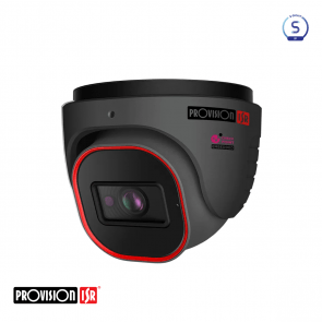 Provision 8MP 40m IR Motorized Vari-Focal Lens Bullet Camera, CheckPoint, zwart