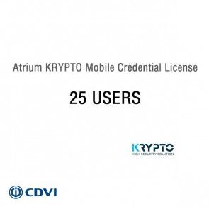 Atrium Krypto Mobile Credential License 25 USERS