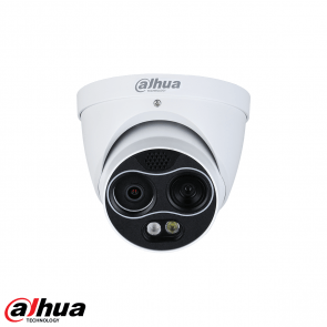 Dahua 4MP Thermal 256x192 Network Mini Hybrid Eyeball Camera (Thermal: 3.5mm / Visual: 4mm)
