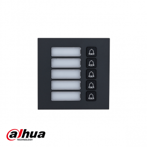 Dahua Modular 5-Button Module Zwart